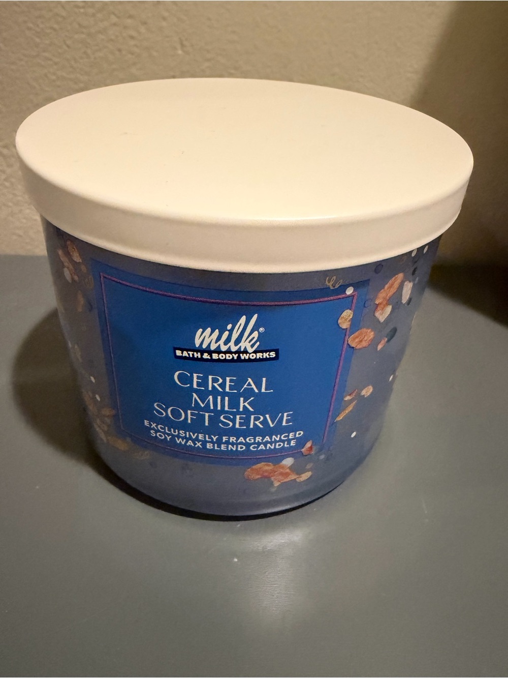 Bath & Body Works x Milk Bar Cereal Milk Soft Serve 3-Wick Candle